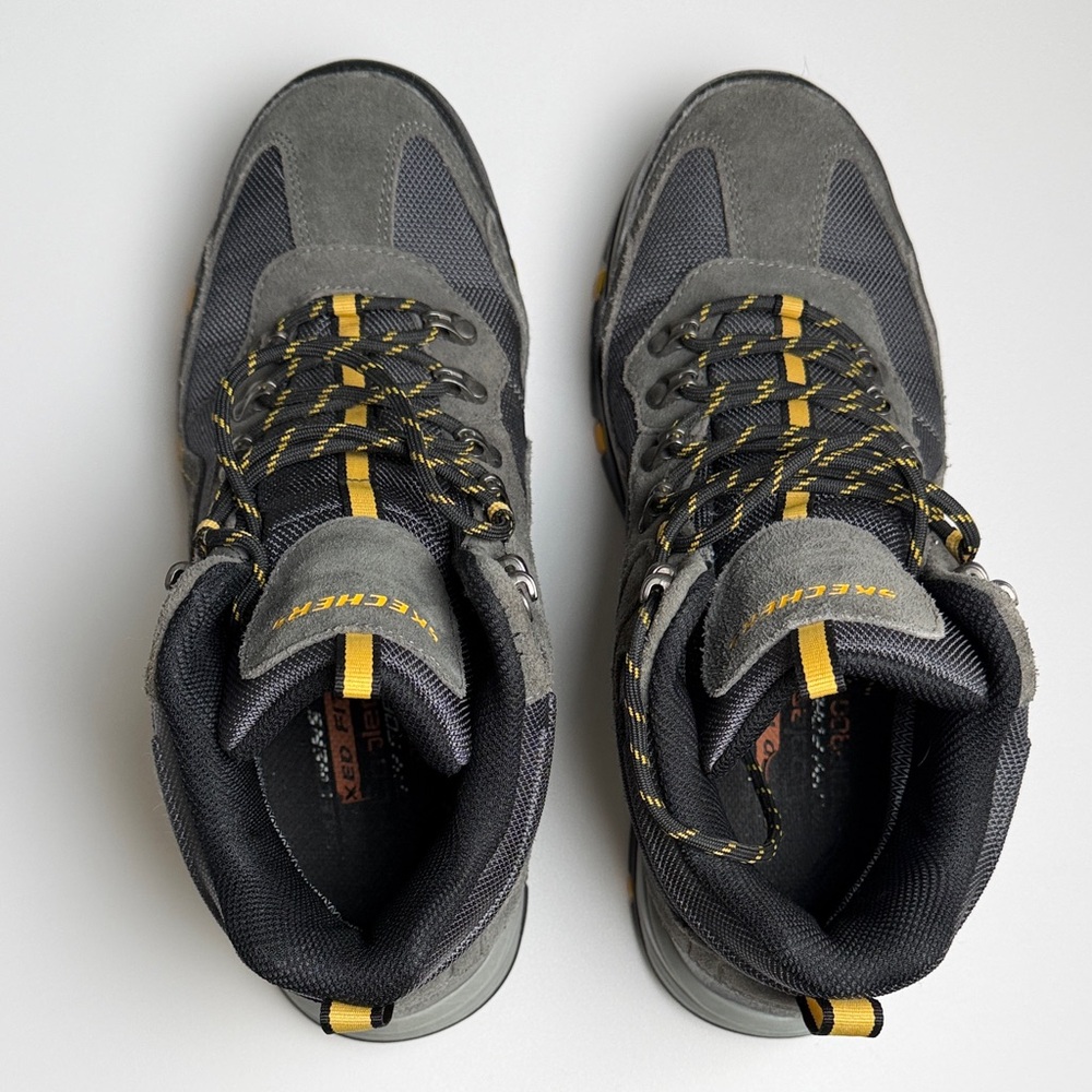 Skechers Men's Athletic Shoes in Gray and Yellow